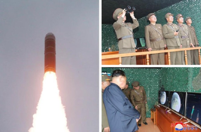 Triều Tiên gây rúng động bởi việc phóng tên lửa đạn đạo từ tàu ngầm ảnh 3