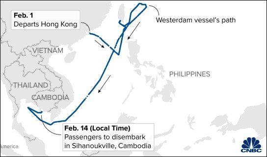“Thả gà rồi đuổi” - Hãng tàu Holland America Line truy tìm hành khách đã xuống tàu ở Campuchia khắp toàn cầu ảnh 3