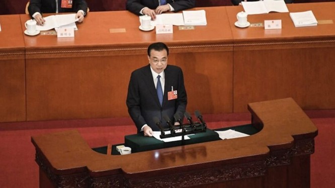 Điều bất thường trong báo cáo của Thủ tướng Trung Quốc Lý Khắc Cường trước Quốc hội ảnh 1