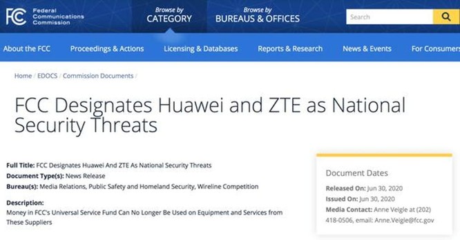 Mỹ chính thức tuyên bố Huawei và ZTE là mối đe dọa an ninh quốc gia ảnh 2