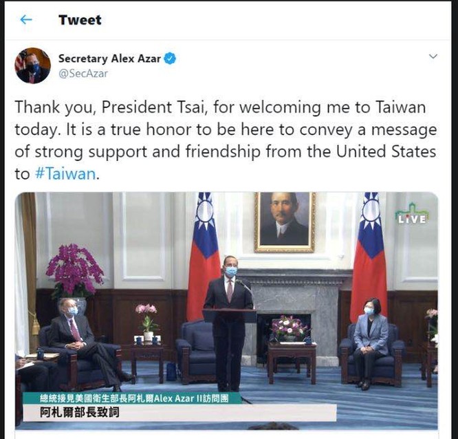 Mỹ có sự điều chỉnh lớn về chính sách “một Trung Quốc”, tăng cường quan hệ với Đài Loan ảnh 1