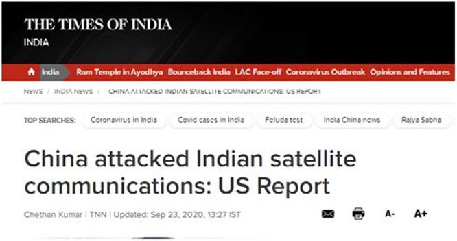 Tin tặc Trung Quốc liên tục tấn công hệ thống liên lạc vệ tinh của Ấn Độ ảnh 1