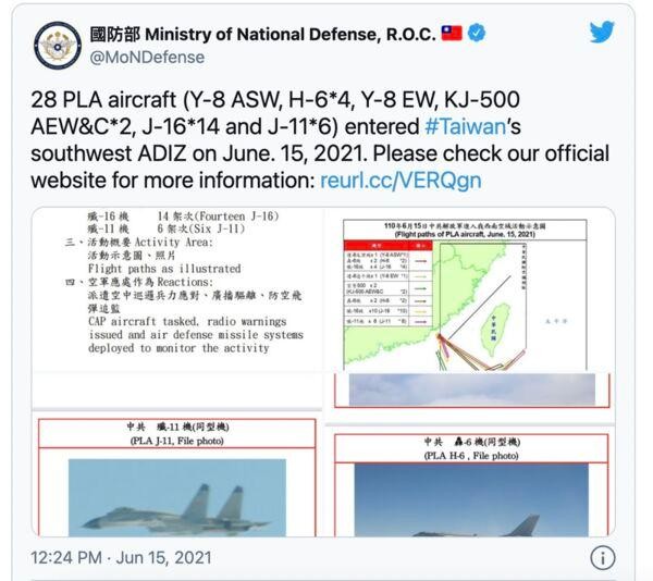 Trung Quốc cho 28 máy bay vào không phận Đài Loan, Mỹ ra tuyên bố khẳng định cam kết với Đài Bắc ảnh 1