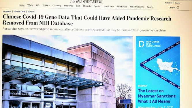 Truyền thông Mỹ: Trung Quốc từng yêu cầu xóa bỏ dữ liệu giải trình tự gene SARS-CoV-2 thời kỳ đầu ảnh 1