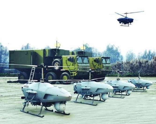 Lộ diện UAV trực thăng bí ẩn trên tàu đổ bộ Type 075 và đội hình UAV trực thăng của Trung Quốc ảnh 5