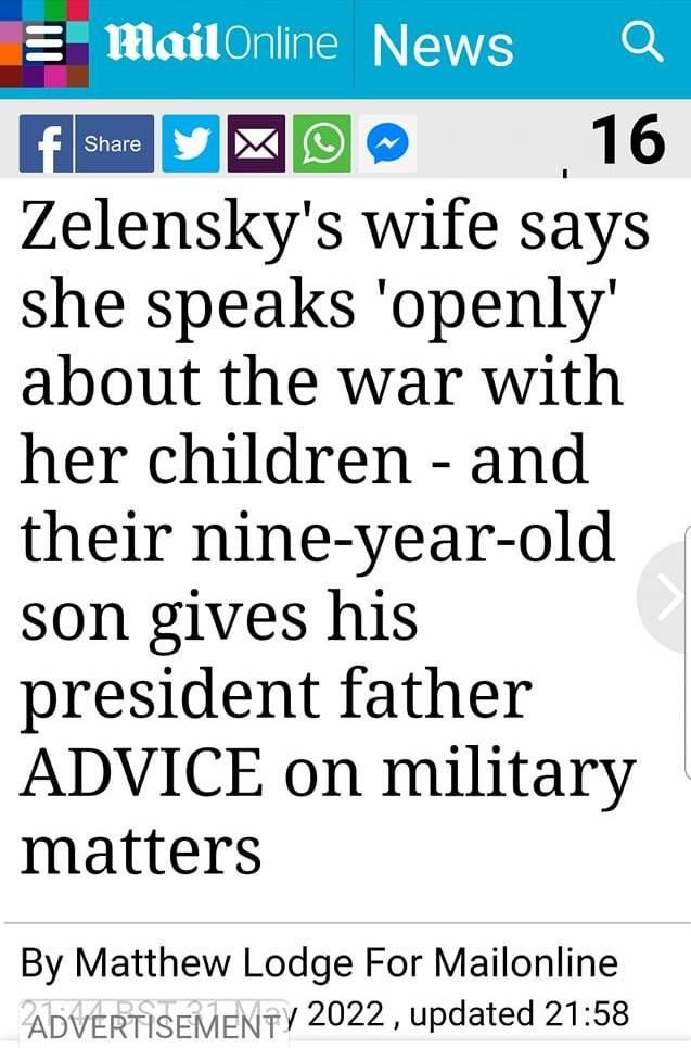 Đệ nhất phu nhân Ukraine khoe con trai 9 tuổi là “chuyên gia quân sự” của cha ảnh 2