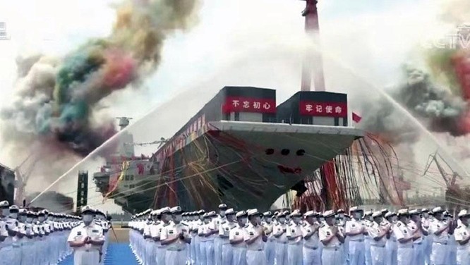 Thấy gì qua việc Trung Quốc hạ thủy tàu sân bay thứ ba mang tên Phúc Kiến? ảnh 2