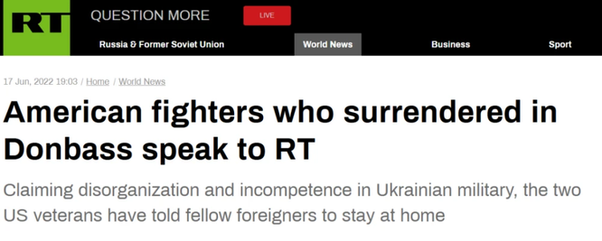 Hai lính Mỹ bị bắt ở Ukraine “sám hối” trên truyền thông Nga ảnh 3