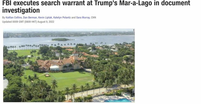 Dinh thự Mar-a-Lago của ông Trump ở Florida bị FBI khám xét ảnh 2