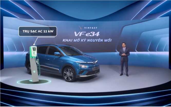 VinFast chính thức ra mắt mẫu xe điện VF e34 ảnh 1