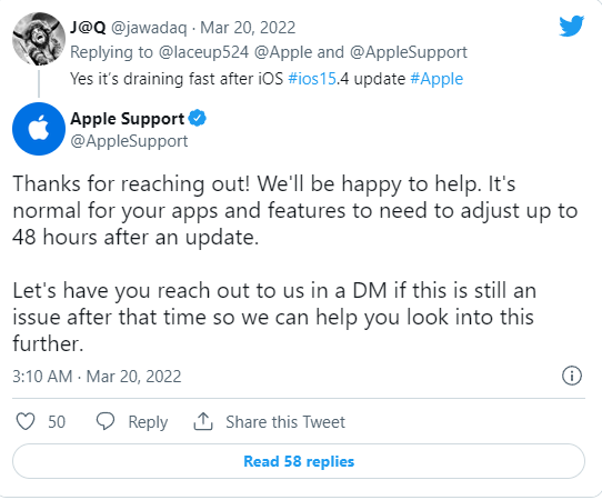 Apple tung ra iOS 15.4.1 khắc phục lỗi hao pin trên phiên bản trước đó ảnh 1