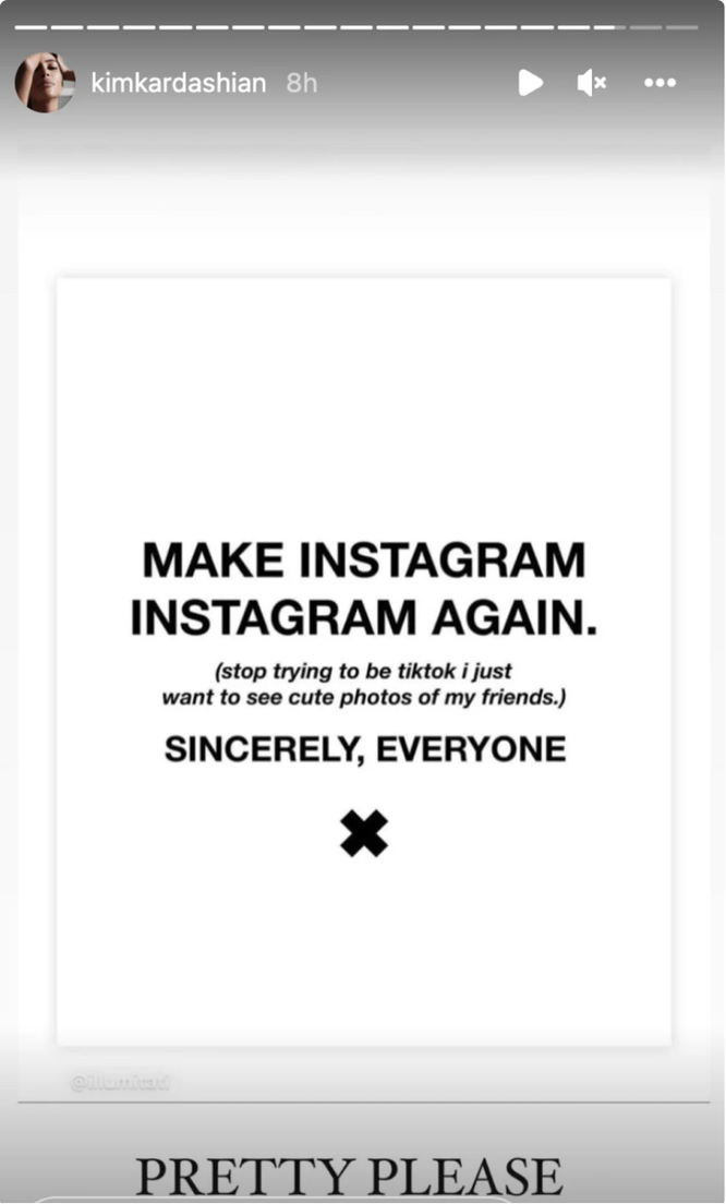Kylie Jenner và Kim Kardashian phản đối Instagram vì bắt chước TikTok ảnh 1