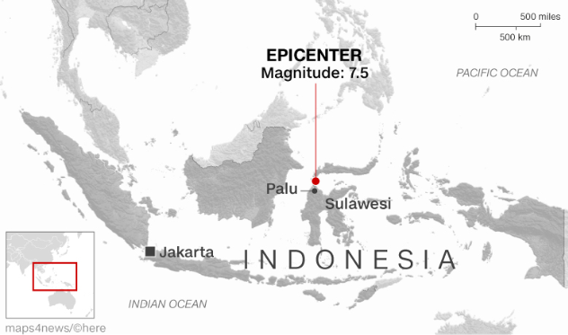 Đã có 384 người thiệt mạng, hàng trăm người bị thương sau động đất và sóng thần tại Indonesia ảnh 7
