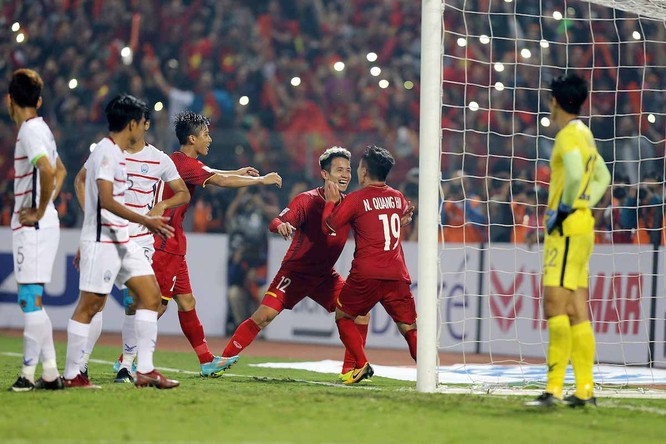 Highlight Việt Nam 3-0 Campuchia: Thắng 3 sao, Việt Nam thẳng tiến vào bán kết ảnh 11