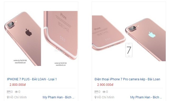 Giáp Tết, iPhone 7 hàng nhái tung hoành trên kênh bán hàng online ảnh 2