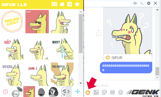 Hướng dẫn đưa bộ icon chat Rồng Pikachu vào Faceboook Messenger ảnh 6