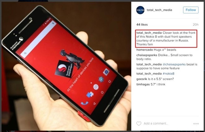 Nokia 8 là lời nói dối ở CES 2017 ảnh 1