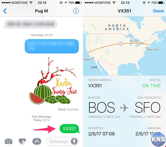Cách kiểm tra thông tin chuyến bay bằng iPhone ảnh 1