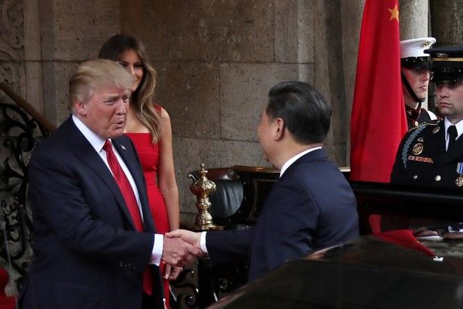 Tổng thống Trump đón Chủ tịch Tập Cận Bình