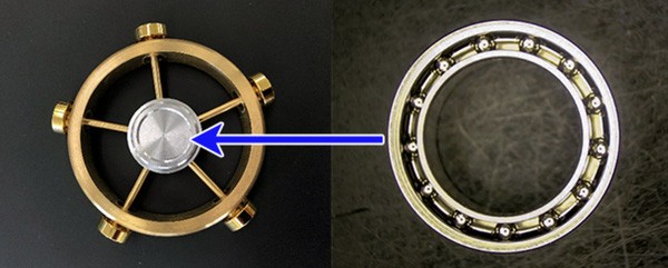  Vòng bi bằng nhôm siêu nhẹ được sử dụng trong công nghiệp vụ trụ, thì nay dùng để tạo nên fidget spinner 