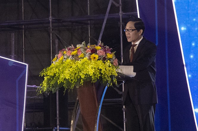 Thứ trưởng Bộ KH&CN Trần Văn Tùng phát biểu khai mạc TechDemo 2019