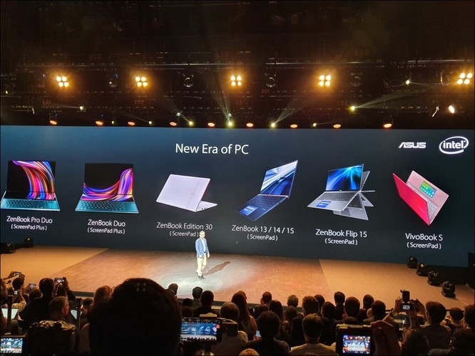 Toàn bộ dải laptop của Asus được giới thiệu tới thời điểm này.