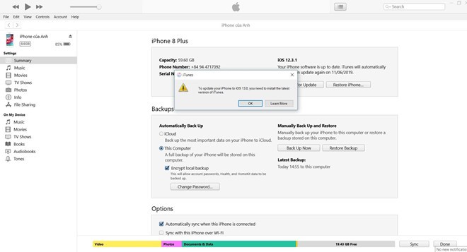 Người dùng Windows cho biết không thể cài đặt iOS 13 beta bằng iTunes trên Windows.
