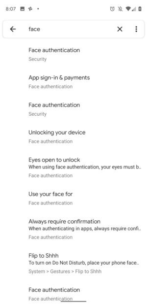 Các thiết lập về xác thực khuôn mặt đã xuất hiện trong bản Android Q Beta 4 ảnh 2