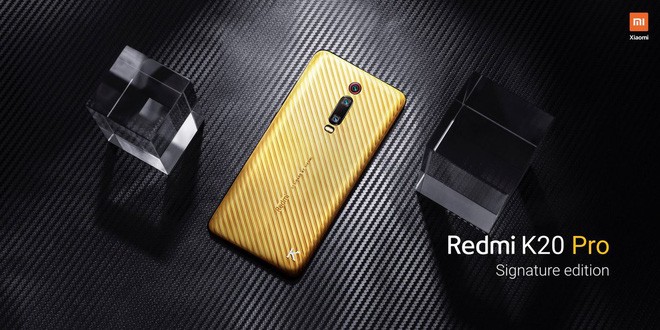 Xiaomi trình làng Redmi K20 Pro Signature Edition, lưng bằng vàng nguyên chất, đính kim cương, chỉ sản xuất 20 chiếc ảnh 1