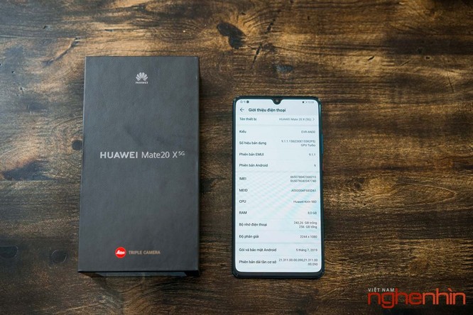 Trên tay Huawei Mate 20X 5G đầu tiên tại Việt Nam giá 17 triệu ảnh 10