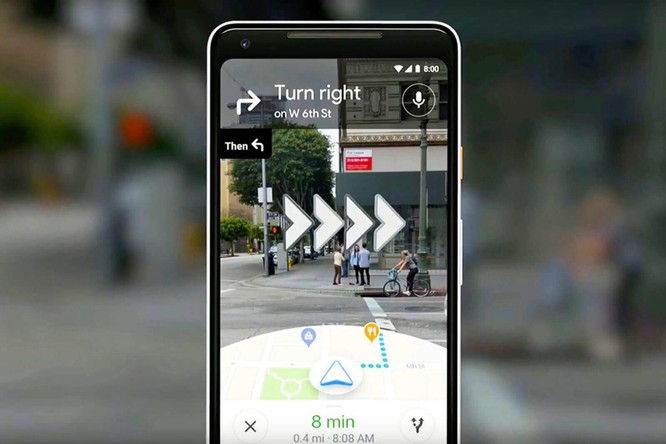 Cách sử dụng tính năng chỉ đường thực tế ảo tăng cường của Google Maps