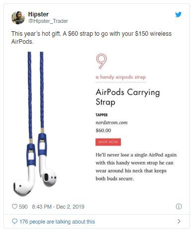 Hét giá dây đeo chống rơi AirPods đến 60 USD, nhà bán lẻ Mỹ bị Internet ném đá không thương tiếc - Ảnh 4.