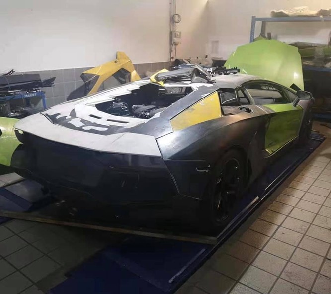 Hình ảnh mới nhất về chiếc Lamborghini Aventador từng bị cháy. (Ảnh: FBNV)
