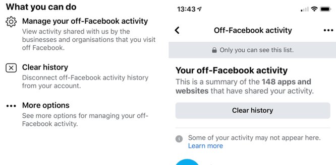 Cách tắt tính năng theo dõi hoạt động bên ngoài của Facebook ảnh 2