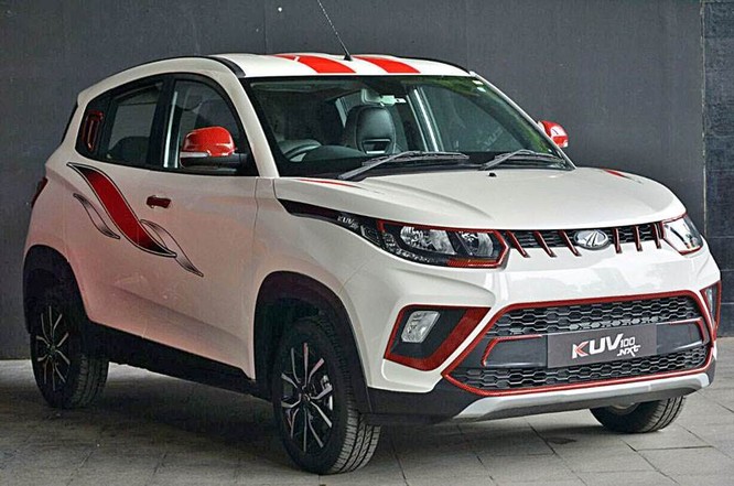 KUV 100NXT phiên bản động cơ xăng dành cho thị trường Ấn Độ.
