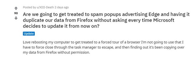 Microsoft Edge nhân Chromium bị tố “bí mật” nhập dữ liệu từ Firefox không xin phép người dùng ảnh 2