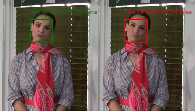 Công cụ Video Authenticator của Microsoft có thể phát hiện video deepfake từ các chi tiết nhỏ nhất. Ảnh: Microsoft.