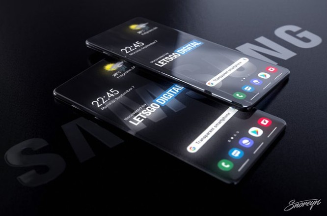 Samsung có thể ra smartphone trong suốt ảnh 2