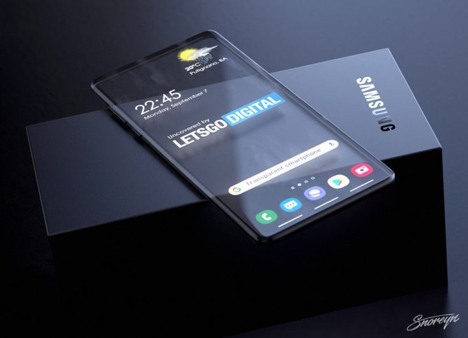 Samsung có thể ra smartphone trong suốt ảnh 4