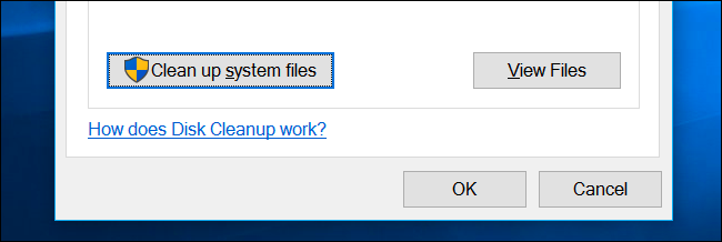Nếu có tài khoản quản trị viên của máy tính, bạn có thể click vào nút “Clean Up System Files” để xem danh sách đầy đủ hơn các tệp có thể xóa.