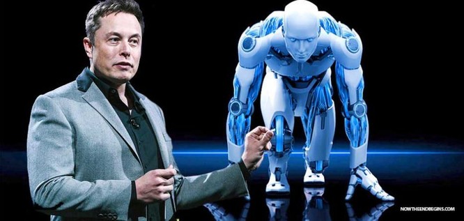Trong một phát biểu vào năm 2017, Elon Musk từng cảnh báo việc các công ty công nghệ chạy đua AI có thể dẫn đến Thế chiến thứ 3. Ảnh: Nowtheendbegins.