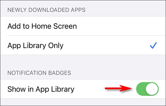 Cách bật tắt biểu tượng thông báo của ứng dụng trên App Library ảnh 4