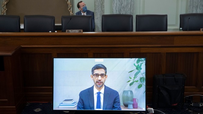 CEO Google, Twitter, Facebook bị ‘nướng chín’ trong phiên điều trần trước Thượng viện Mỹ ảnh 3