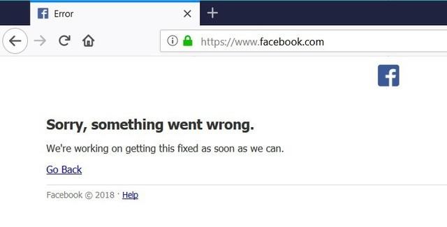 Sau Google, đến lượt Facebook gặp sự cố tại Việt Nam ảnh 1