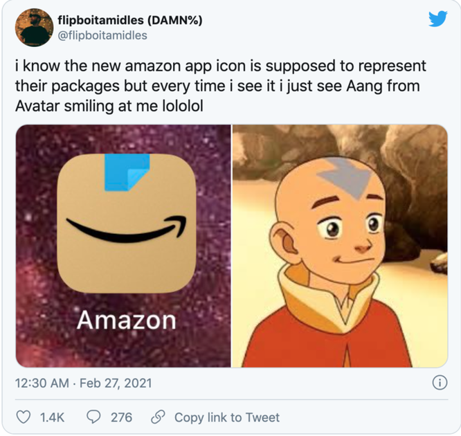 Tranh cãi vì logo mới của Amazon giống Hitler đang cười ảnh 2
