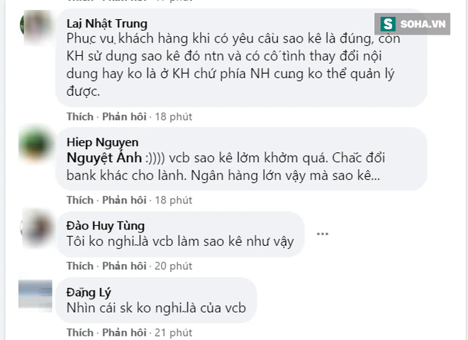 Trấn Thành sao kê tài khoản từ thiện, Fanpage ngân hàng Vietcombank bất ngờ bị 'tấn công' ảnh 3