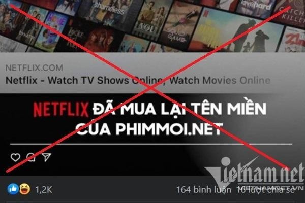 Netflix phủ nhận việc mua lại tên miền Phimmoi.net ảnh 2