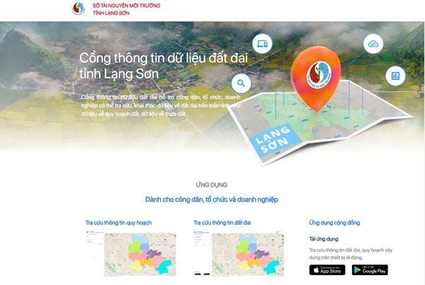 Lạng Sơn khai trương Cổng thông tin dữ liệu đất đai tỉnh ảnh 2