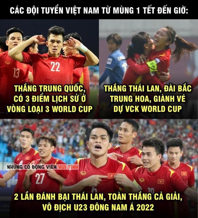 Dân mạng "chế" ảnh hài hước ăn mừng chức vô địch của đội tuyển U23 Việt Nam ảnh 11