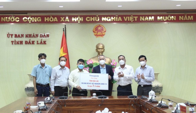 THACO hỗ trợ các tỉnh Tây nguyên phòng, chống dịch gần 30 tỉ đồng ảnh 1